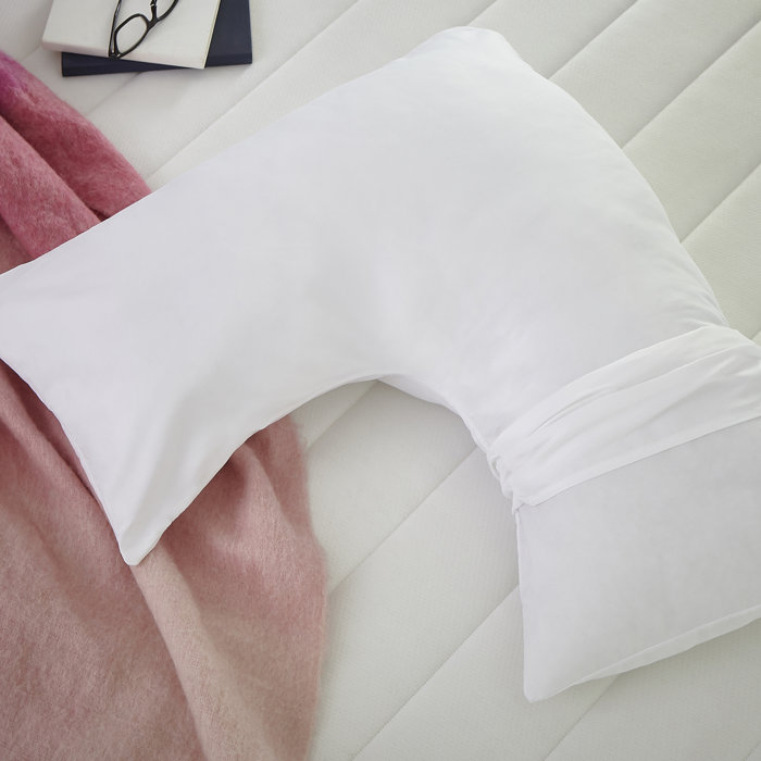 Silentnight VShaped Support Pillow with Case & Reviews Wayfair.co.uk